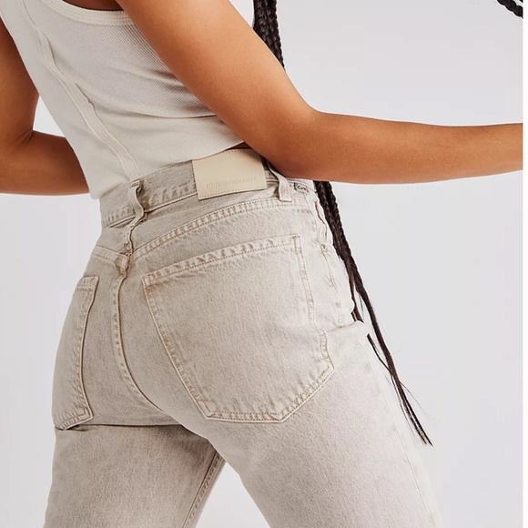 Citizens of Humanity Daphne Crop High-Rise Stovepipe Jeans NWT sz 24 - Picture 4 of 4